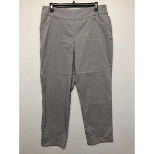 Alia Women Pull On Pants Size 20W Gray Polyester Blend B245 -10
